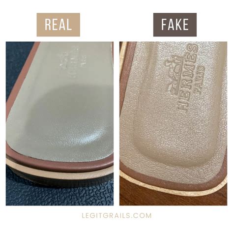 hermes oran real vs fake|are hermes oran sandals real.